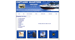 Desktop Screenshot of captainsquartersuniforms.com